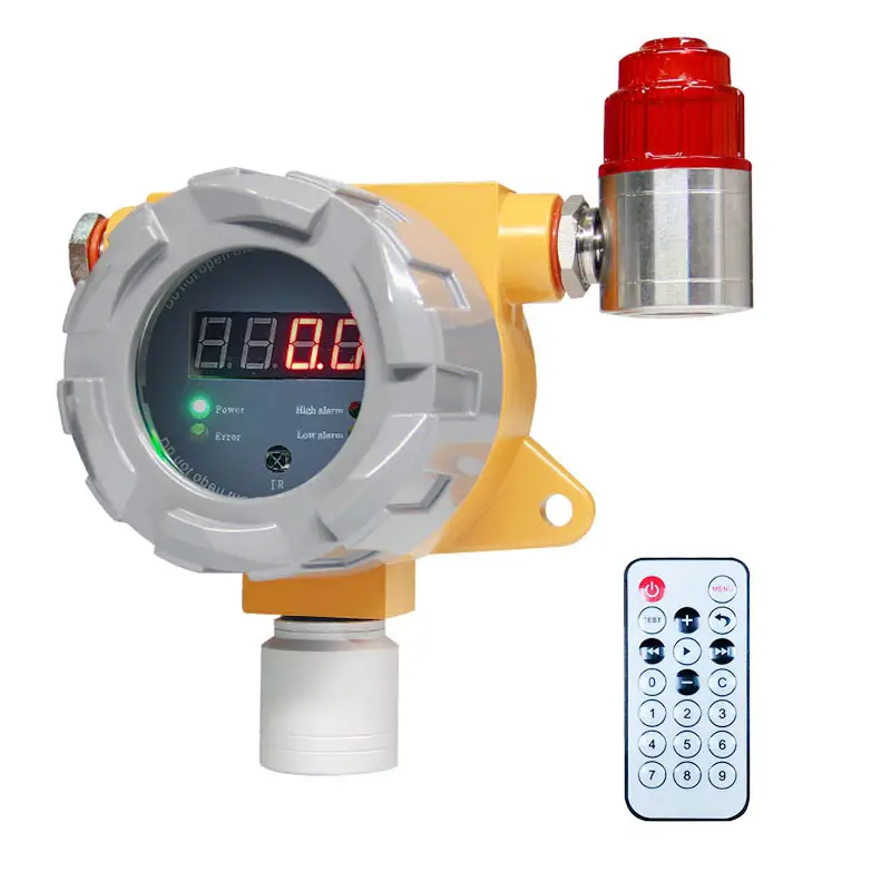 Detektor alarm gas mudah terbakar Industrial ATEX dengan display led detektor alarm kebocoran gas lpg alami gudang dapur