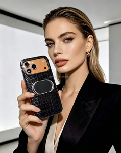 Funda <span class=keywords><strong>de</strong></span> Teléfono <span class=keywords><strong>de</strong></span> Cuero con Diseño Creativo <span class=keywords><strong>de</strong></span> Lujo, Impermeable y Resistente a Golpes, con Espejo <span class=keywords><strong>de</strong></span> Maquillaje <span class=keywords><strong>para</strong></span> 16 17 Pro Max - Product Image 1