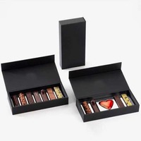 Boîte d'emballage de luxe pour boules de chocolat d'anniversaire, boîte cadeau en carton vide pour chocolats, personnalisable selon vos besoins