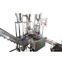 Machine multifonctionnelle automatique de qualité alimentaire 20 sacs/min pour l'emballage, l'étiquetage et la scellage de sacs en plastique, en papier, en aluminium, de films, de pochettes et de boîtes