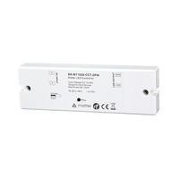 Contrôleur LED CCT Sunricher Matter Thread + Zigbee double technologie, transfert d'énergie DC-DC, entrée 24VDC, entièrement compatible universel