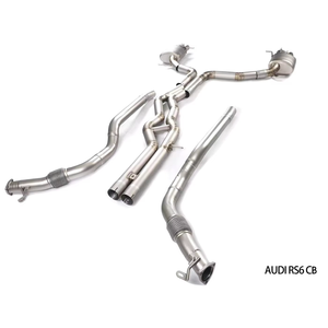 Titânio sistema escape para Audi RS6 C8 Catback sistema - Product Image 2