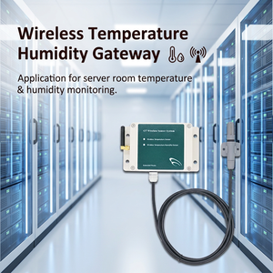 Sensores inalámbricos Lora impermeables transmisor de temperatura y humedad Sensor de temperatura y humedad para sala de servidores - Product Image 1