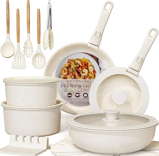 Removable Handle 21-piece set - white
