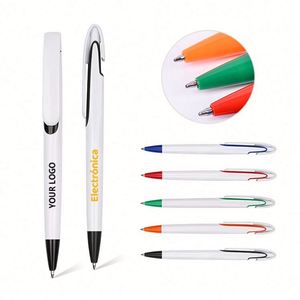 Promotional Custom Branded Plastic Uv Print Pens Full Color Logo <b>Sublimation</b> Blank White Stylo Ballpoint Pen - Product Image 1