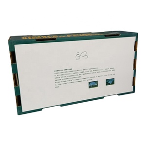 Chất lượng tốt gấp thương hiệu tùy chỉnh in carton sóng của trái cây rau chanh bơ Rau diếp <span class=keywords><strong>container</strong></span> giá rẻ hộp giấy - Product Image 5