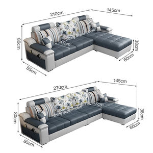 Barato sofá <span class=keywords><strong>cama</strong></span> habitación sofá en forma de l modernos e luxuosos cómodo tela sofá muebles - Product Image 6