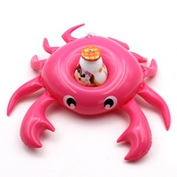 Sous-verres gonflables en PVC pour animaux aquatiques, porte-gobelets flottants gonflables, vente en gros