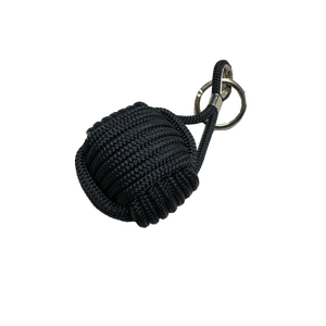 Lớn màu xanh khỉ nắm tay Keychain Ø 50 mm với thiết kế nút phức tạp trên đầu trang - Product Image 1