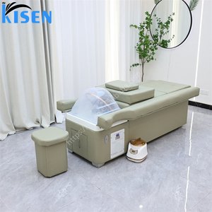 KISEN Envío Gratis Cama de Champú Eléctrica Ajustable para Salón de Belleza, Equipo de Masaje para Pedicura, Lavacabezas para Terapia Capilar, Salón de Belleza - Product Image 5