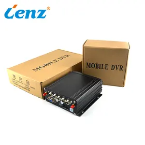 Xe ô tô xe buýt xe tải H.264 4CH di động DVR 1080P cho thời gian thực Video Recorder