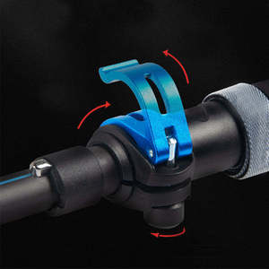 Bâtons de randonnée télescopiques pliables à 3 sections |   Bâton de randonnée en alliage d'aluminium ultra-léger, bâton de marche et d'escalade en acier tungstène - Product Image 3