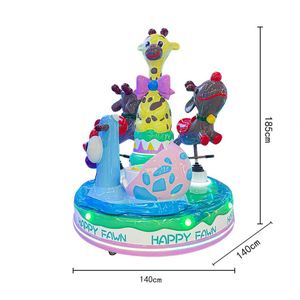 Carrusel de Entretenimiento Operado con Monedas, la Diversión Interactiva Más Popular para Padres, Niños y Familias - Product Image 6
