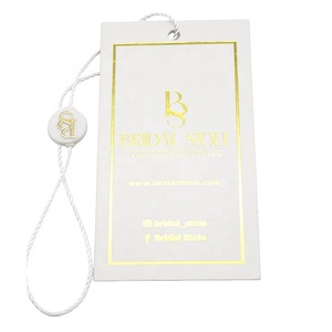 Bán buôn tùy chỉnh lá in nhãn giấy tái chế quần áo treo thẻ với sợi dây màu đen - Product Image 6