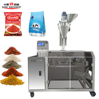 Machine d'emballage de poudre Doypack 20-500g pour sachets à fermeture éclair, machine d'emballage de poudre de matcha, café, piment