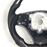 Volant sport en fibre de carbone et cuir pour BMW E90 (05-12) pour modification et amélioration