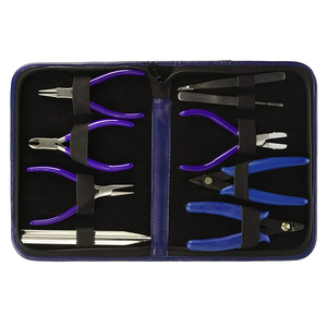 Kit de 9 Piezas de Alicates de Joyería de Lujo con Estuche, Alicates de Punta Fina, Alicates de Corte, Alicates de Punta Plana, Joyería, Gran Venta 2026 - Product Image 1