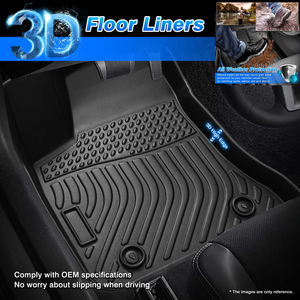 OEM Fully Extended Coverage Deep Dish Car Carpets Laser Cut Mats <b>Tpe</b> Car Mat - Product Image 2