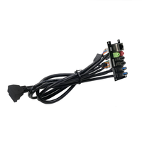 Câble de panneau avant pour châssis d'ordinateur PC, double ports USB 3.0 + USB 2.0, connexion audio/micro/haut-parleur, câble de carte mère, stock disponible, garantie 12 mois