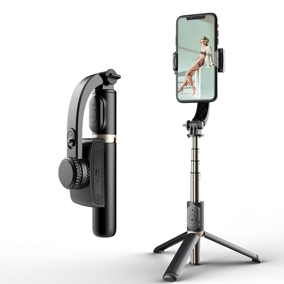 Q08 Gimbal Stabilizer - 360 Rotation for Phone Selfie Stick