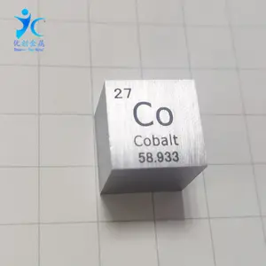 10x10x10mm cubi di cobalto ad alta purezza per la raccolta decorativa