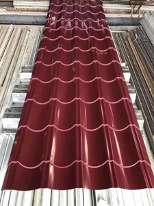 Lámina de techo corrugada de zinc de gran oferta, lámina de azulejo de techo de acero prepintado con revestimiento de color para Material de construcción - Product Image 4