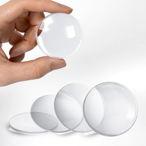 6 autocollants ronds transparents et durables en PU pour poignée de <span class=keywords><strong>porte</strong></span> et butée de <span class=keywords><strong>porte</strong></span>, étanches et insonorisants - Product Image 3