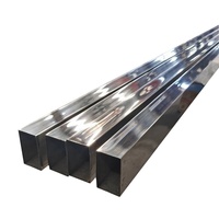 Tube carré en acier au carbone, finition BA 2B poli miroir, pour la construction, la décoration, les rampes et les garde-corps – Vente directe usine