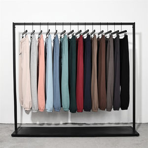 Bordado personalizado impreso 360gsm pantalones de chándal Streetwear en blanco cordón Polar pantalones de chándal unisex de gran tamaño - Product Image 3