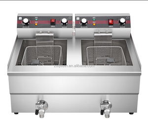 <span class=keywords><strong>Friteuse</strong></span> électrique commerciale en acier inoxydable 18l <span class=keywords><strong>avec</strong></span> panier <span class=keywords><strong>amovible</strong></span> pour restaurant commercial, fabriquée en Chine - Product Image 3