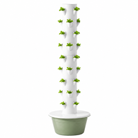 Tour de jardin à 9 niveaux avec système hydroponique vertical et arrosage automatique pour la culture en balcon urbain