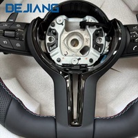 Volant sport pour BMW M Performance E87/F30/F10/M3/M4/M5/M2 328i/335i//F31/F32, assemblage rond en cuir pleine fleur personnalisé, mise à niveau