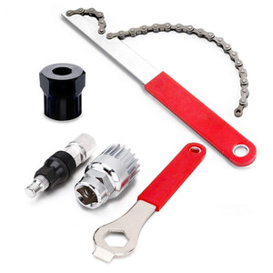 Juego de herramientas para desviador y rueda libre de bicicleta, llave de vaso de acero para reparación y mantenimiento de cassette de bicicleta de montaña y carretera - Product Image 2