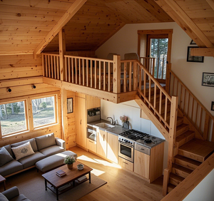 Villa di lusso moderna 1 bagno 3 camere da letto <span class=keywords><strong>prefabbricate</strong></span> casa in legno per la vita di lusso Villa - Product Image 2