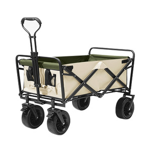 Caravana de cuatro ruedas para exteriores, remolque plegable, suministros de equipo portátil para picnic - Product Image 1