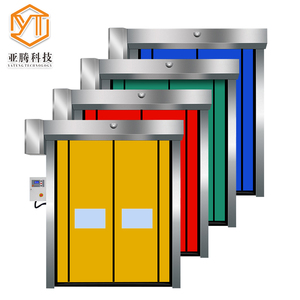 Puerta Rápida Automática de PVC de Alta Velocidad con Cierre de Cremallera y Reparación Automática Industrial - Product Image 2