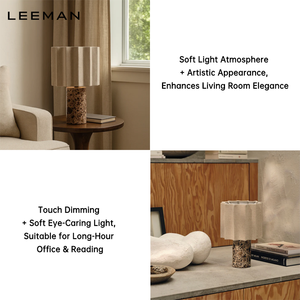 مصباح طاولة محمول قابل لإعادة الشحن مع خاصية التعتيم باللمس، بدون أسلاك، بظل كتاني وقاعدة رخامية، إضاءة مكتبية للمطاعم وجانب السرير - Product Image 5