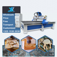 Machine à bois professionnelle JX 1300*2500mm 3 axes 4 axes Cnc Router Machine 1325 Wood Router pour bois et aluminium