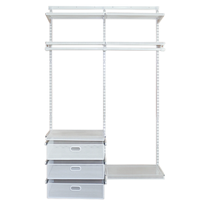 Estantería <span class=keywords><strong>colgante</strong></span> de pared para <span class=keywords><strong>armario</strong></span>, sistema de <span class=keywords><strong>armario</strong></span> abierto de alambre de malla metálica - Product Image 1