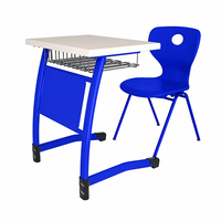 Meubles scolaires turcs, ensemble pupitre et chaise d'élève pour salle de classe, chaise d'élève avec table