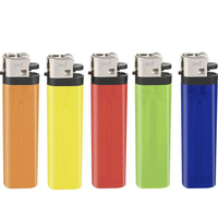 Briquet à gaz transparent écologique de qualité supérieure, accessoires de fumage classiques