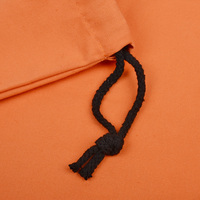 Sac à cordon d'Halloween orange avec imprimé citrouille Jack O'Lantern effrayant pour la fête d'Halloween des enfants, idéal pour les friandises ou comme sac cadeau