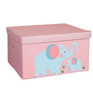 Cartoon Storage Box 600D Oxford Cloth Children's Fabric Organizer Rectangle Folding Clothes Toy Storage Box - Product Image 4
