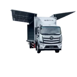 Foton Flying Wing <span class=keywords><strong>Truck</strong></span> 6.8 Mètres Camion Cargo Véhicule avec ailes Van avec compartiments latéraux ouverts Véhicule de transport logistique - Product Image 1