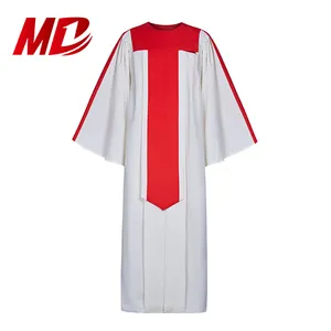 Tùy chỉnh Matte fluting Aria Nhà thờ choir robes với điều chỉnh áo giống như trang trí - Product Image 1