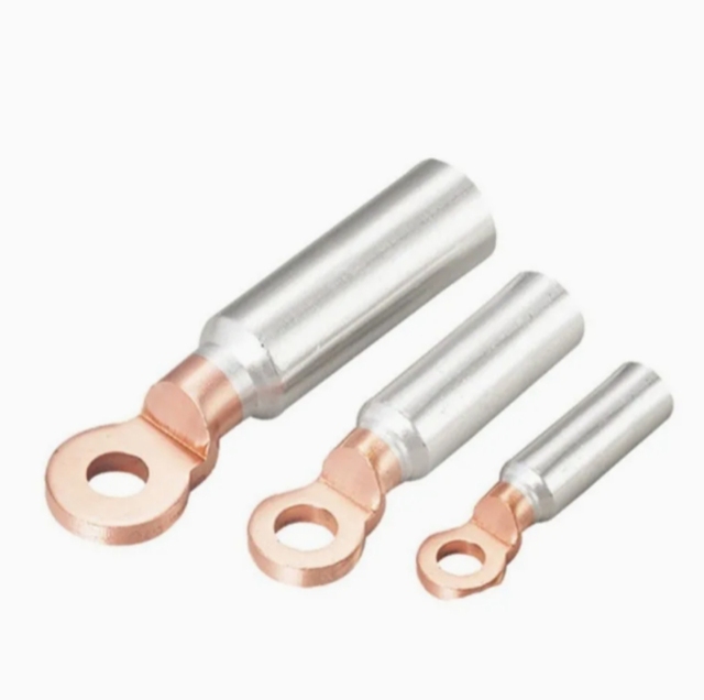 Copper Aluminum Bimetal Round Cable Lug High Conductivity Wire Connector for Secure Cable Termination Hardware Accessory