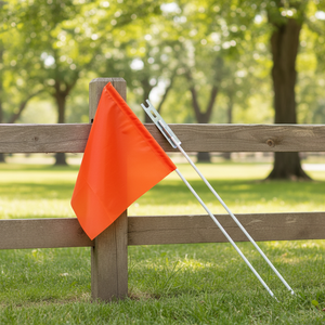Bicycle Safety <strong>Flag</strong> Triangle Bike <strong>Flag</strong> with Polyester Material and Plastic Flagpole - Product Image 5