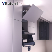 Vitafurni Cozinha Moderna Armazenamento Móveis Fábrica Atacado Fechamento Suave Pull Down Basket Elevador Gabinete Gaveta