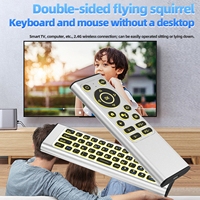 Control Remoto Inalámbrico MX3 Actualizado, Air Mouse X9 con Código de Aprendizaje, Control por Voz, Retroiluminación LED, 2.4G, Universal para Android TV Box, PC, Proyector