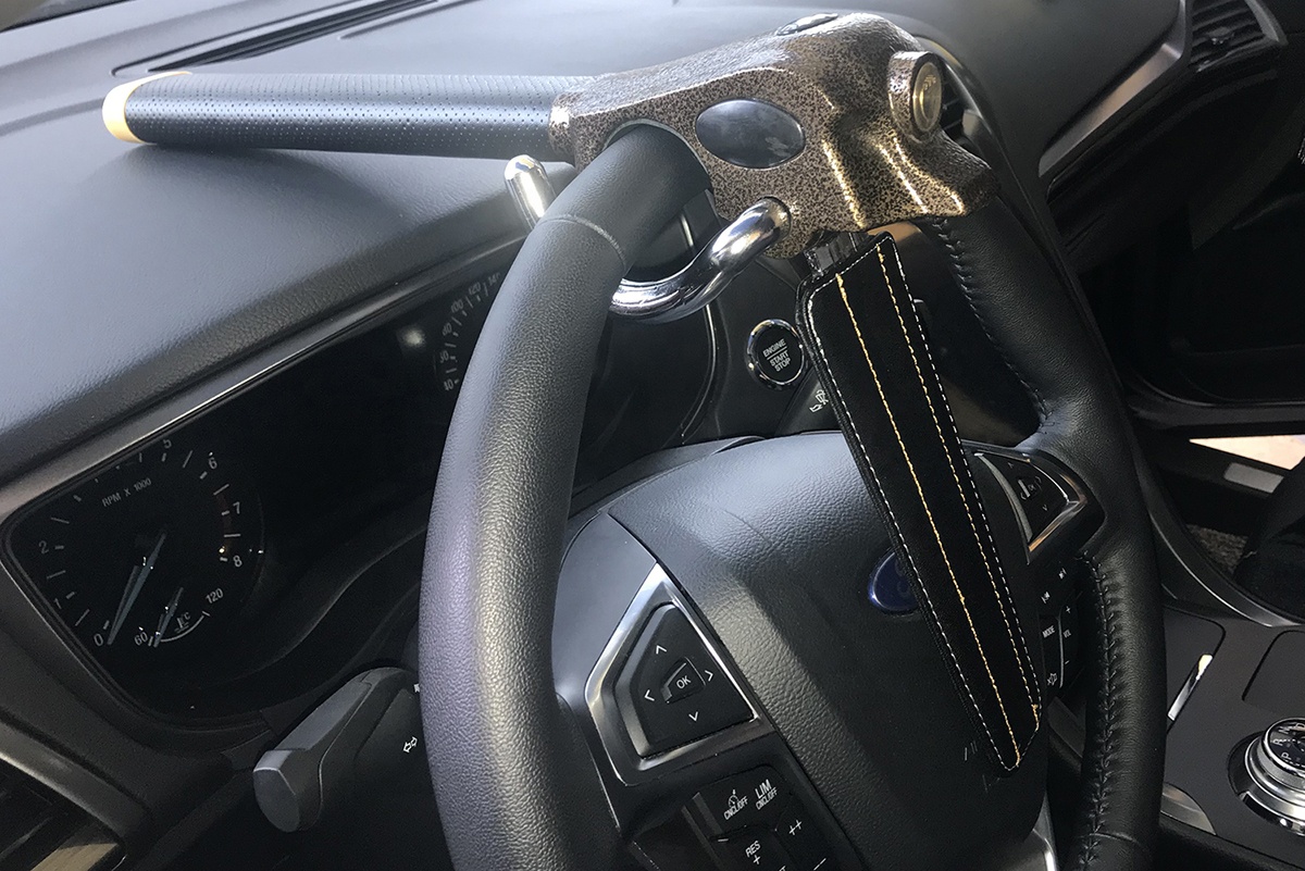 OkLead OKL6169 Steering Wheel Air Bag Lock - Universal Anti-Theft Car Security Device